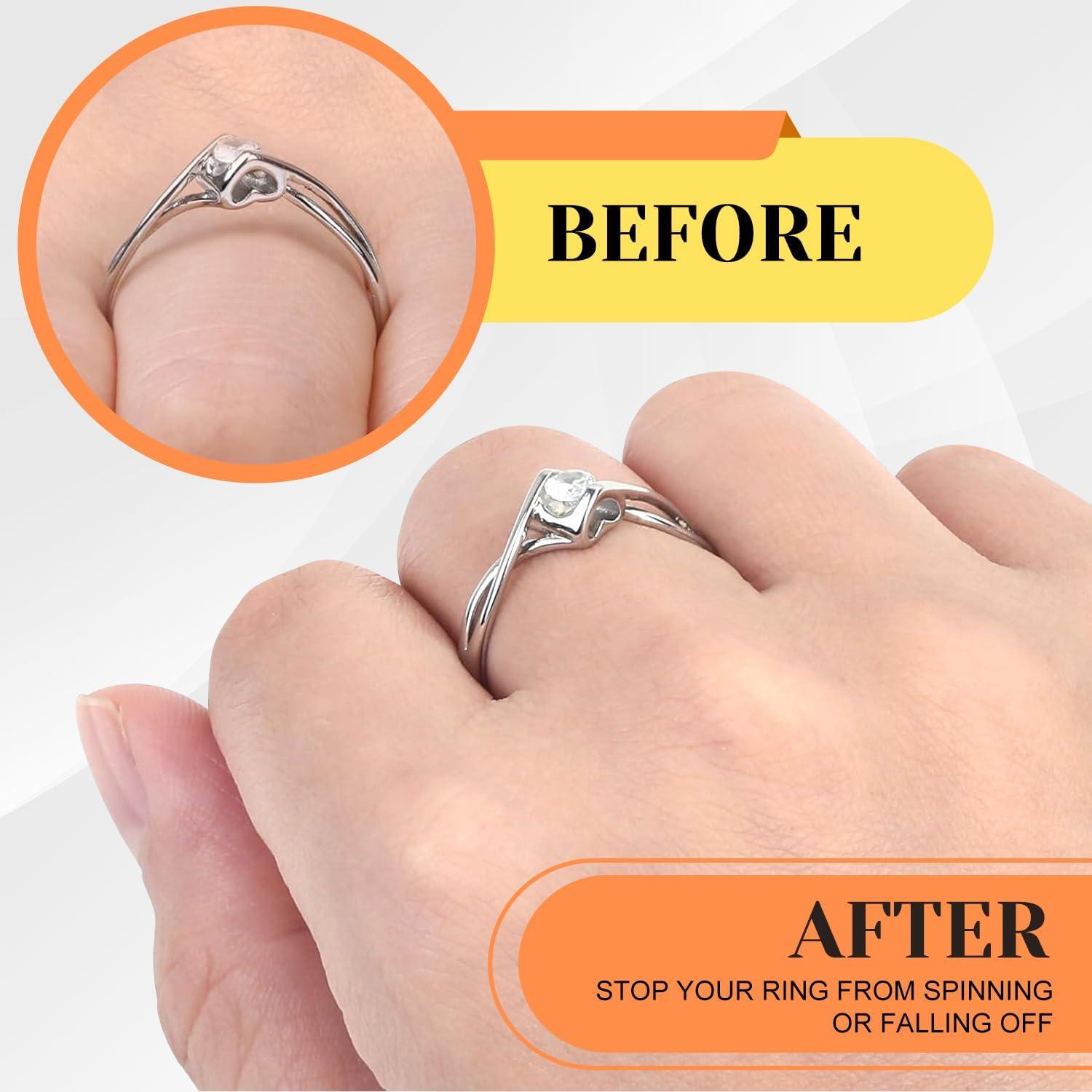 Ajustador de Talla de Anillo Coopache - 14 Piezas, Silicona