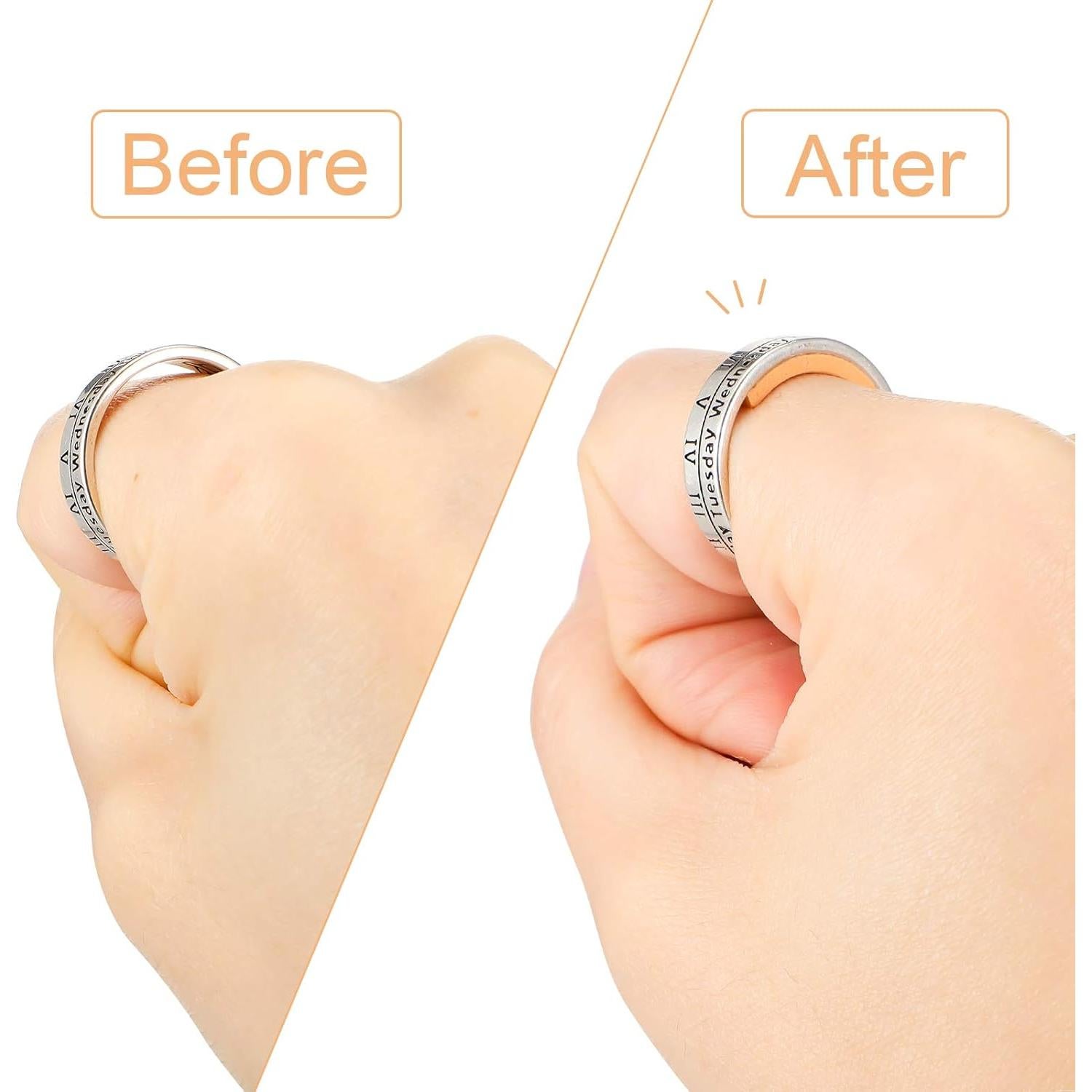 Ajustador de Tamaño de Anillo Invisible Zonon - 16 Hojas + 2 Piezas