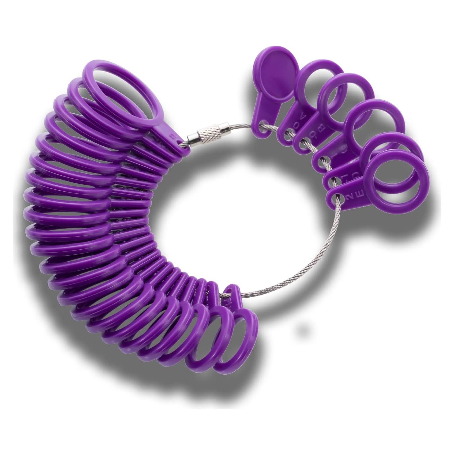 Conjunto de Medidores de Talla de Anillo AnuClub 27PCS US 0-13