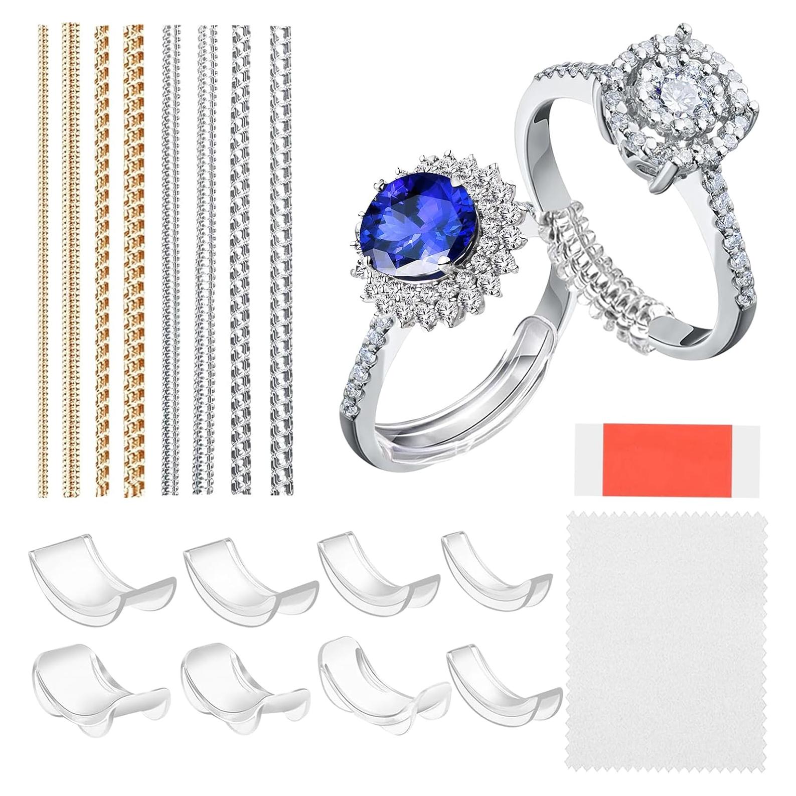 Ajustador de Talla de Anillo Abcdmm - Paquete de 16 Unidades