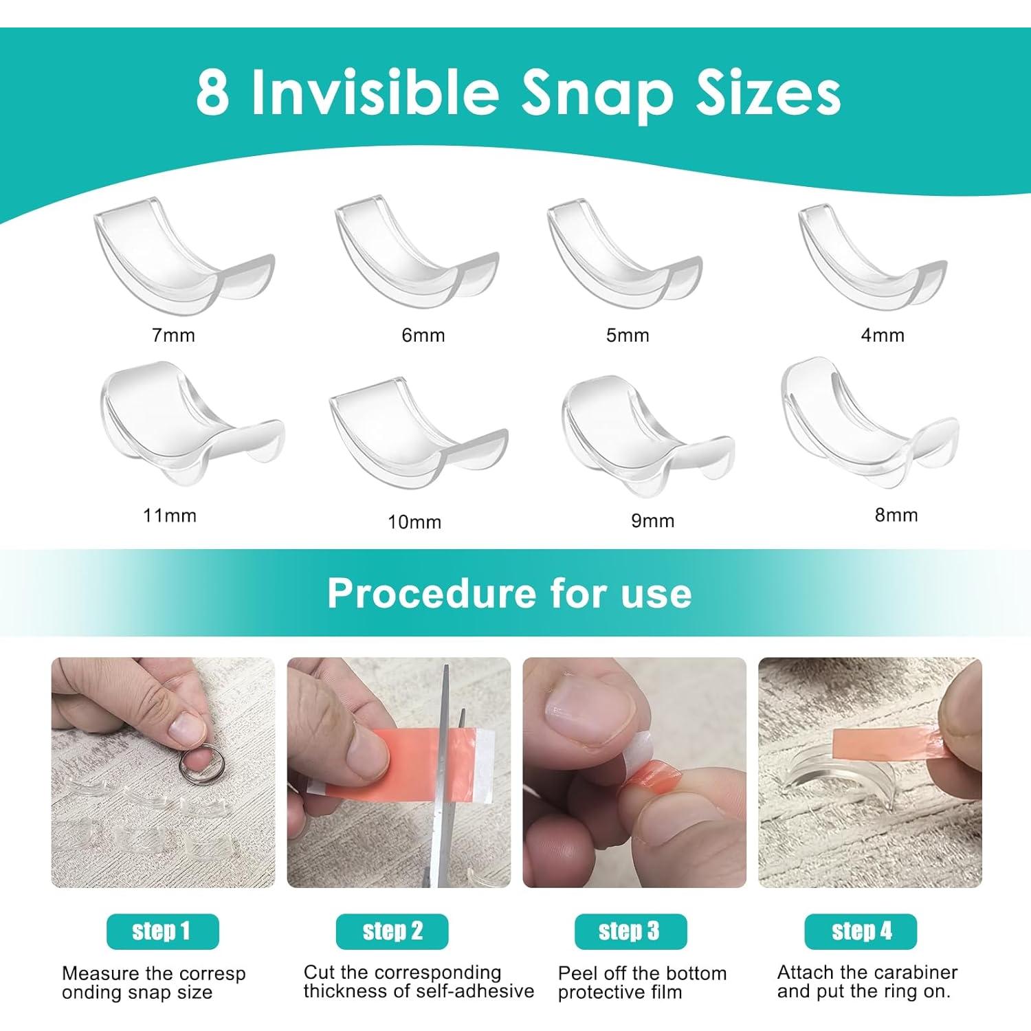 Ajustador de Talla de Anillo Abcdmm - Paquete de 16 Unidades