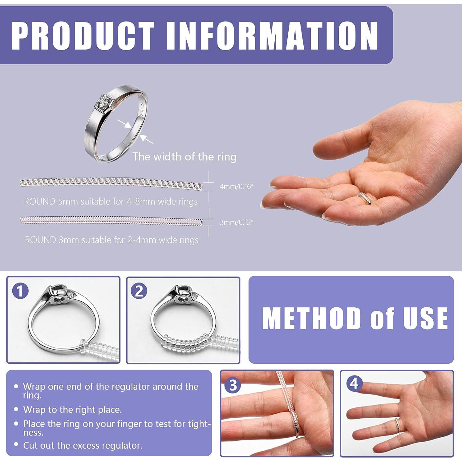 Kit de Herramientas de Medición de Tamaño de Anillo Wokape 12 Piezas