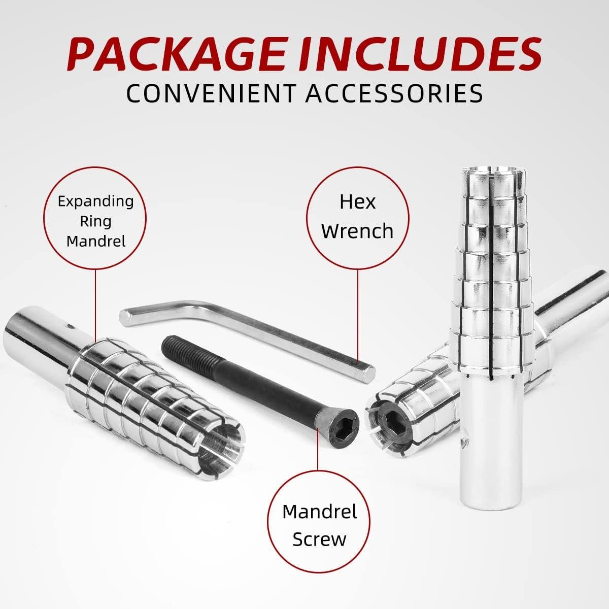 Mandril de Anillo Expandible YIEPET para Torno 7.5-10.5 cm