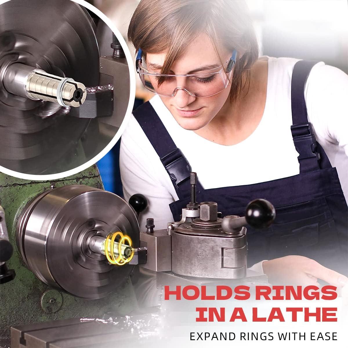 Mandril de Anillo Expandible YIEPET para Torno 7.5-10.5 cm