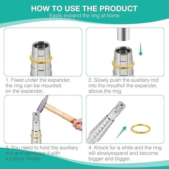 Herramienta Estiradora de Anillos de Acero Cromado CUITXYS