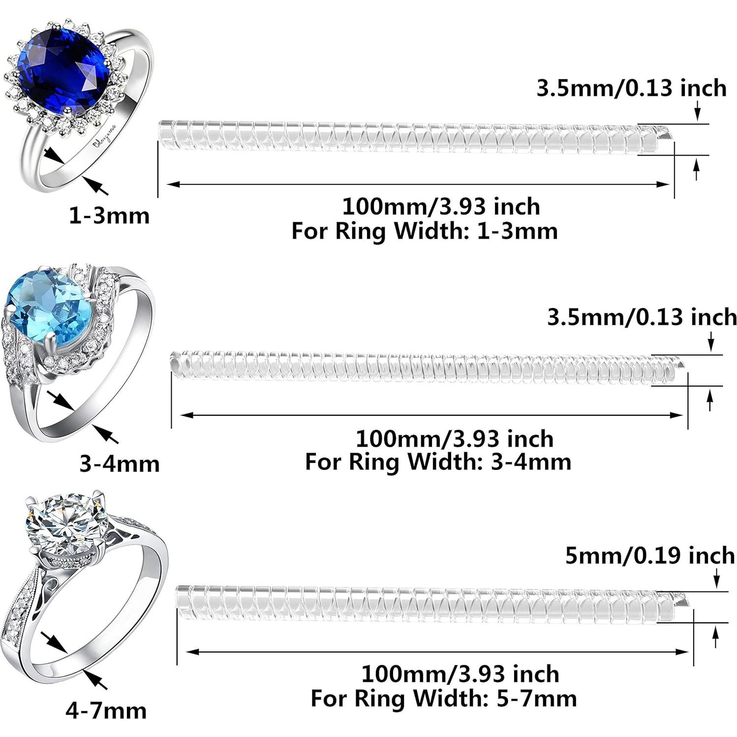 Ajustador de Tamaño de Anillo Invisible Feramox 12PCS