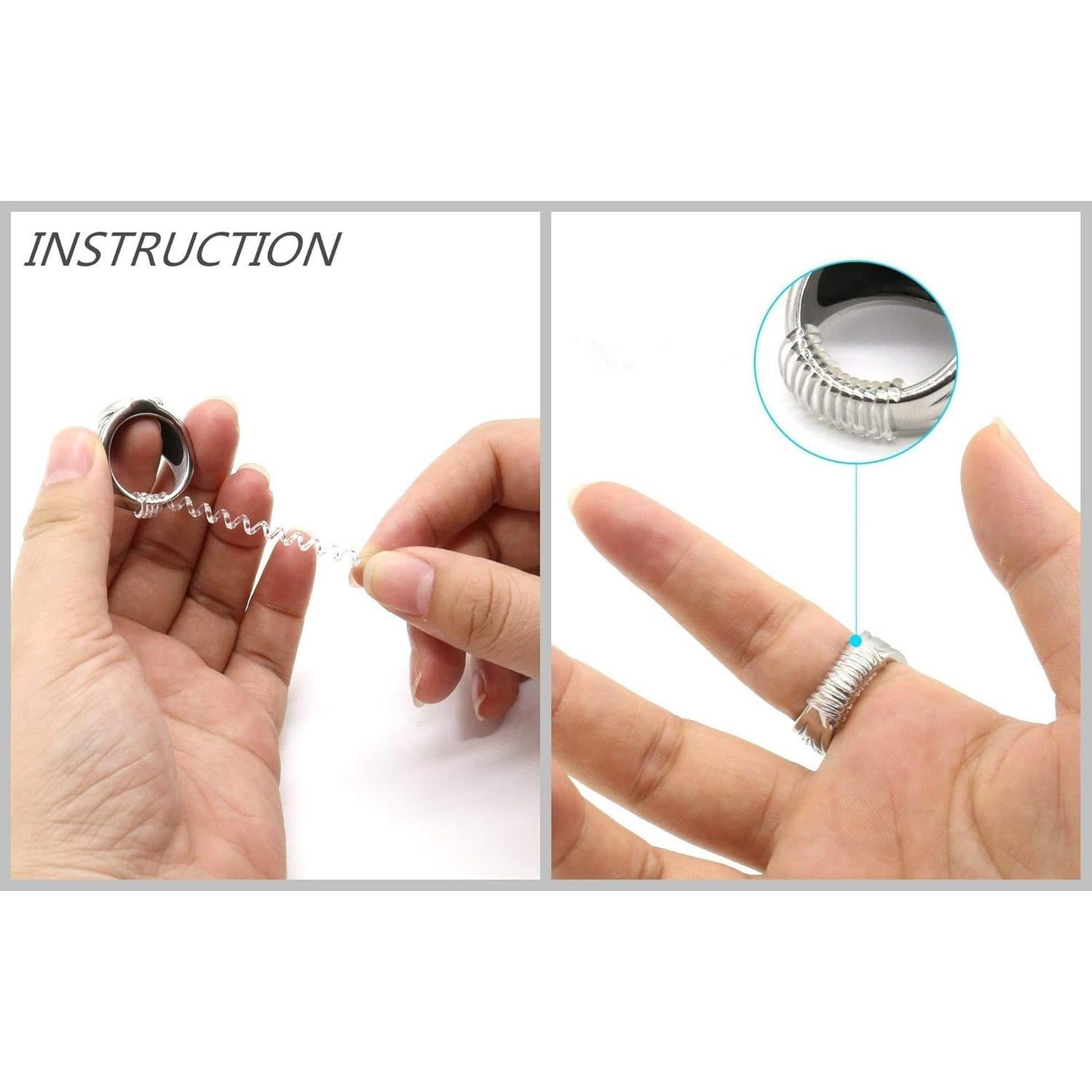 Ajustador de Tamaño de Anillo Invisible Feramox 12PCS