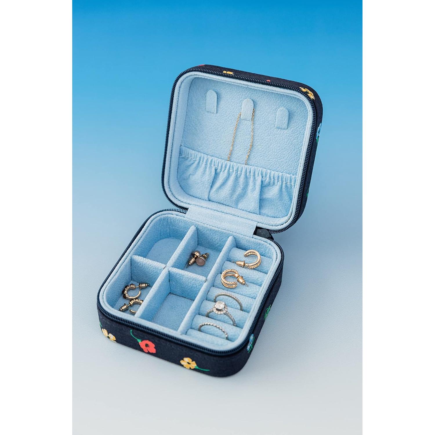 Estuche de Joyería de Viaje Kate Spade Floral 10.2x10.2cm