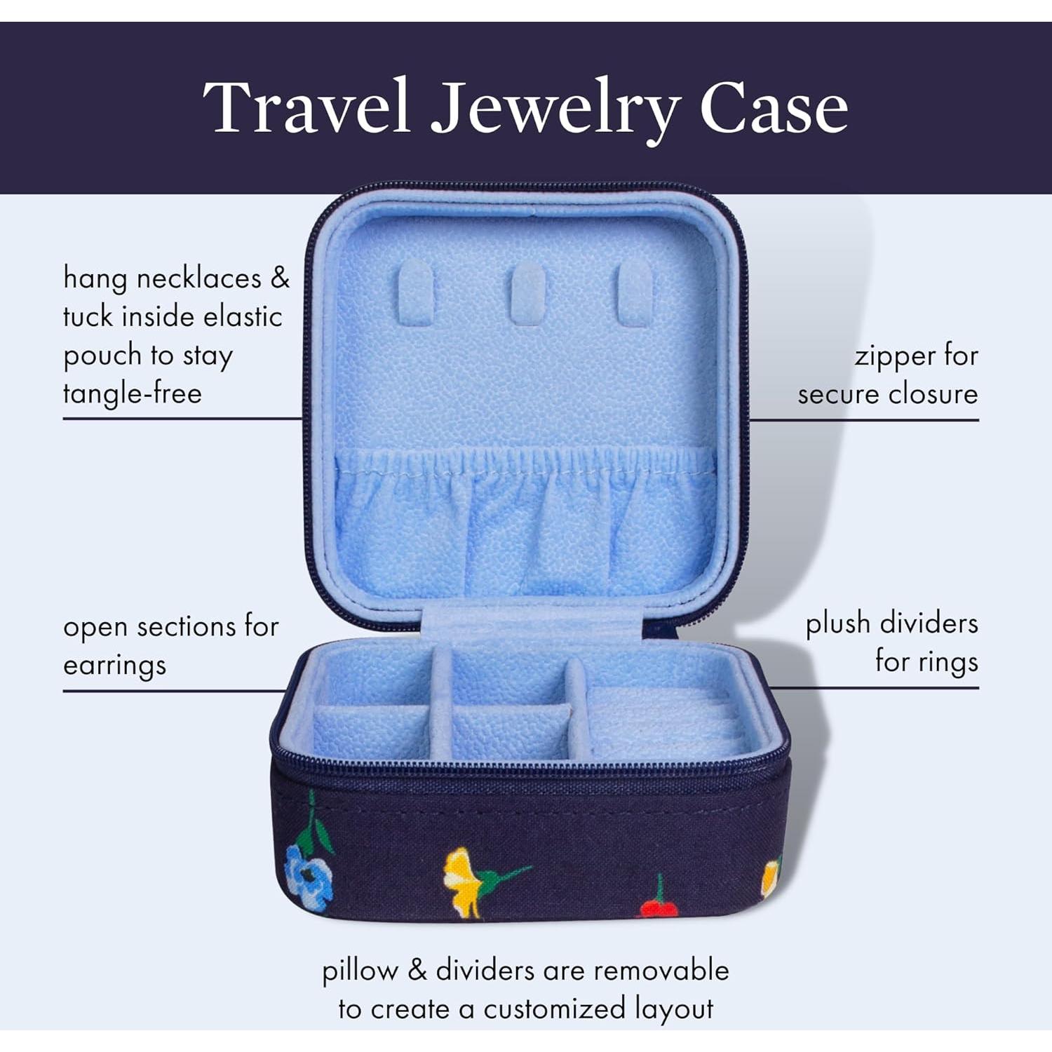 Estuche de Joyería de Viaje Kate Spade Floral 10.2x10.2cm