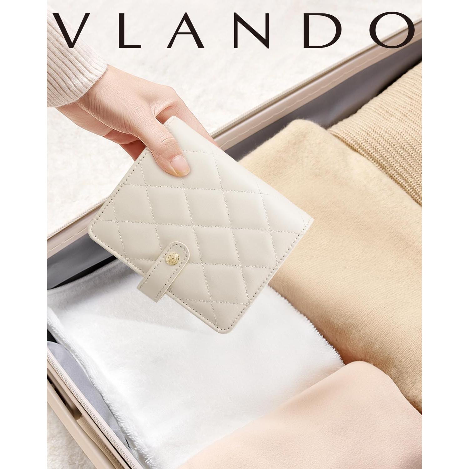 Organizador de Joyería de Viaje Vlando Blanco Crema 13.5x14.2 cm