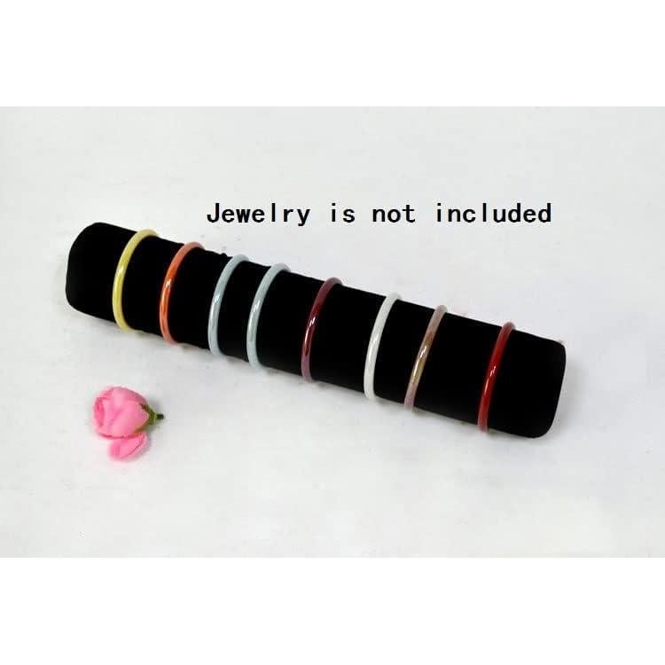 Organizador de Joyería Portátil SCikheft Terciopelo Negro 32cm