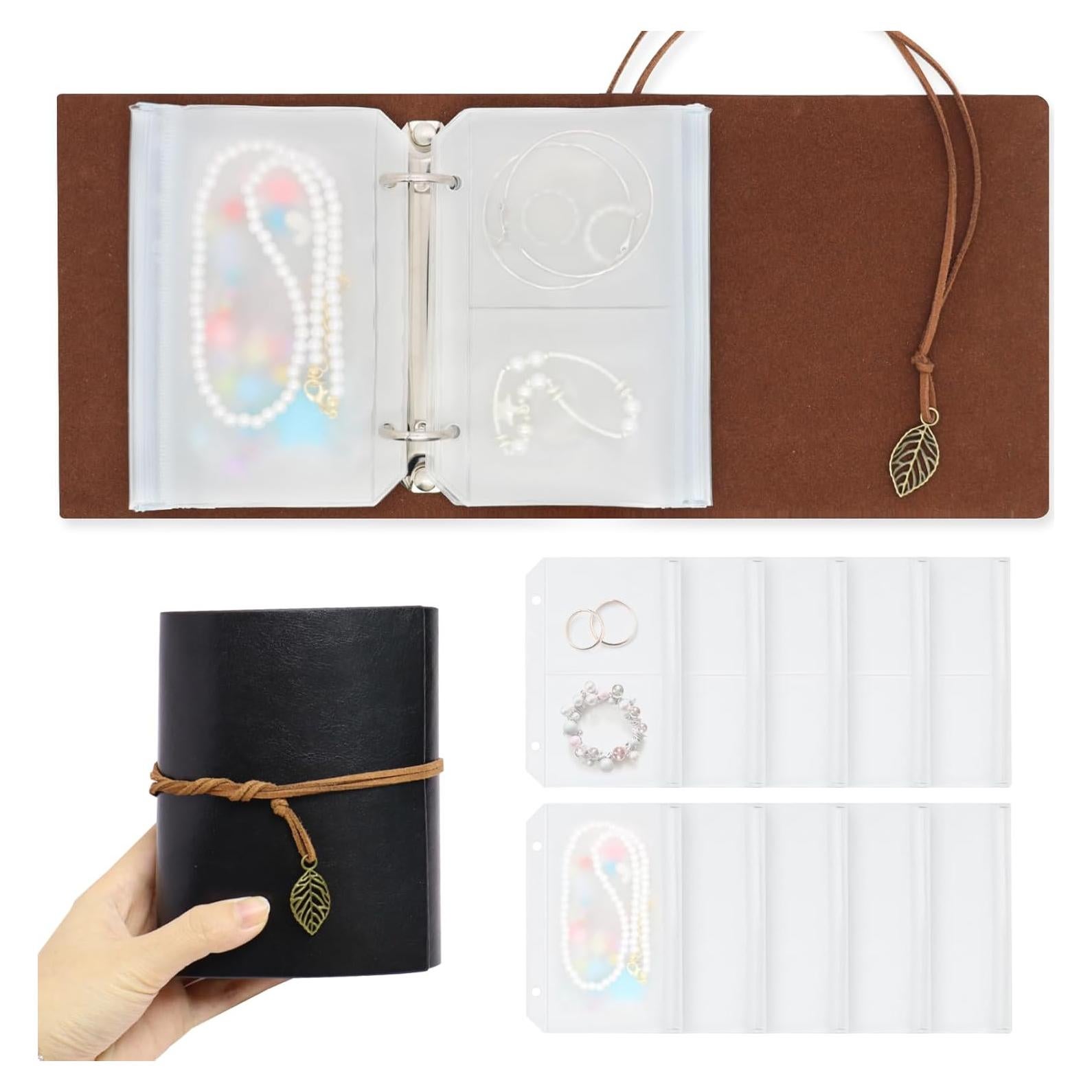 Organizador de Joyería Frutain Negro Portátil para Viaje