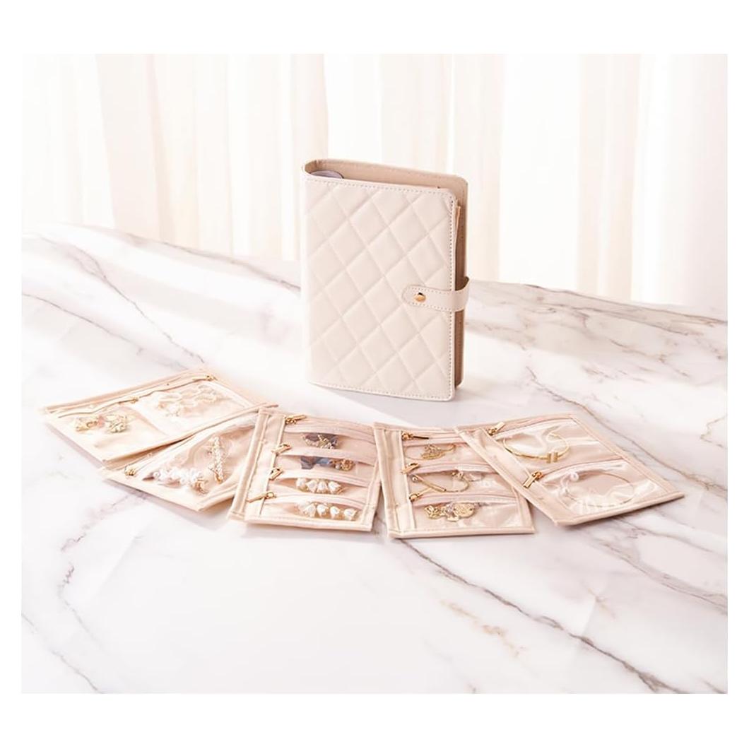 Organizador de Joyería de Viaje DOXINGKAI 17.2x4.3x21.8cm