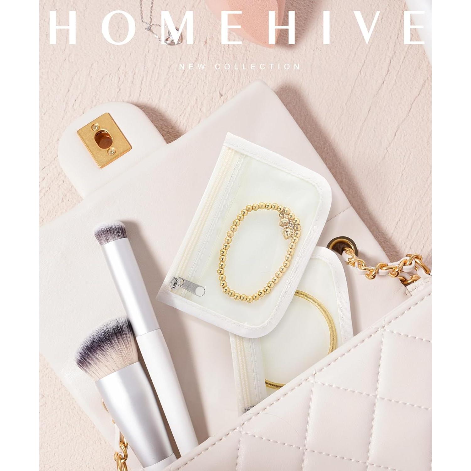 10 Bolsas de Joyería Transparente HOMEHIVE con Cremallera
