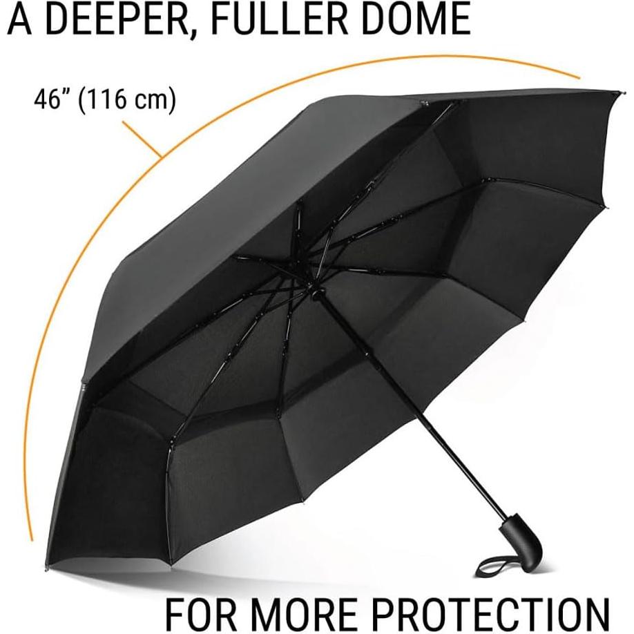 Paraguas Compacto Prostorm Automático 116 cm Resistente Viento