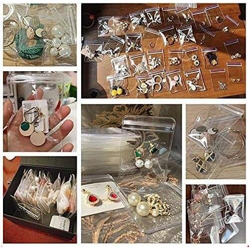 Bolsas de Joyería de PVC GSXRB 100 Piezas 6x8 cm