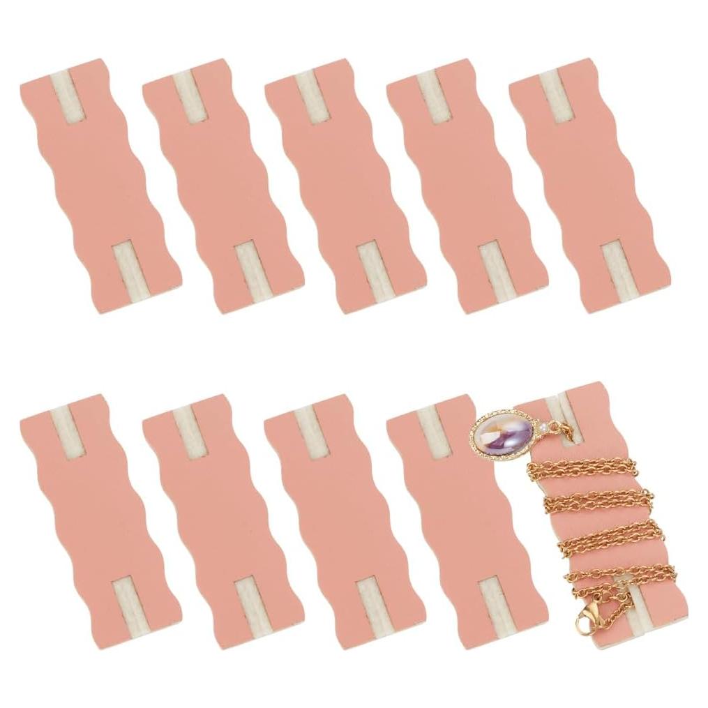 Organizador de Joyería OLYCRAFT 10 Tarjetas Sin Enredos 25x64mm