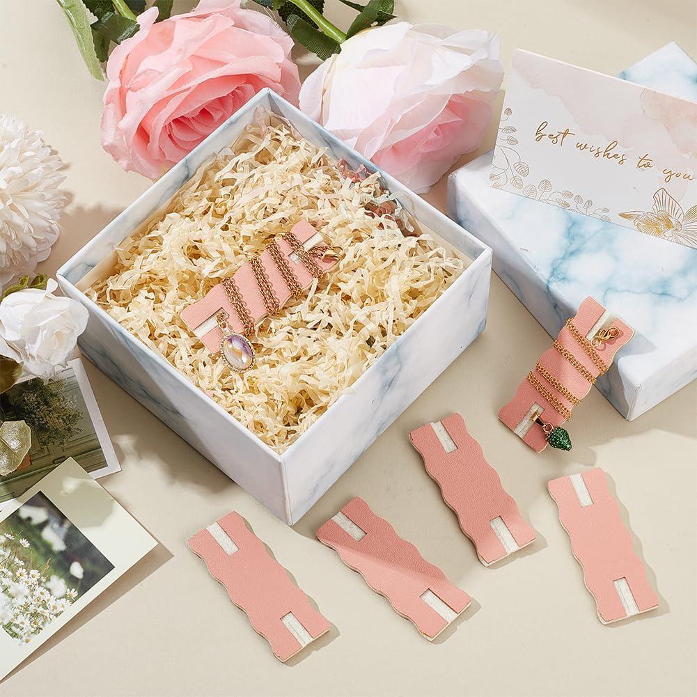 Organizador de Joyería OLYCRAFT 10 Tarjetas Sin Enredos 25x64mm