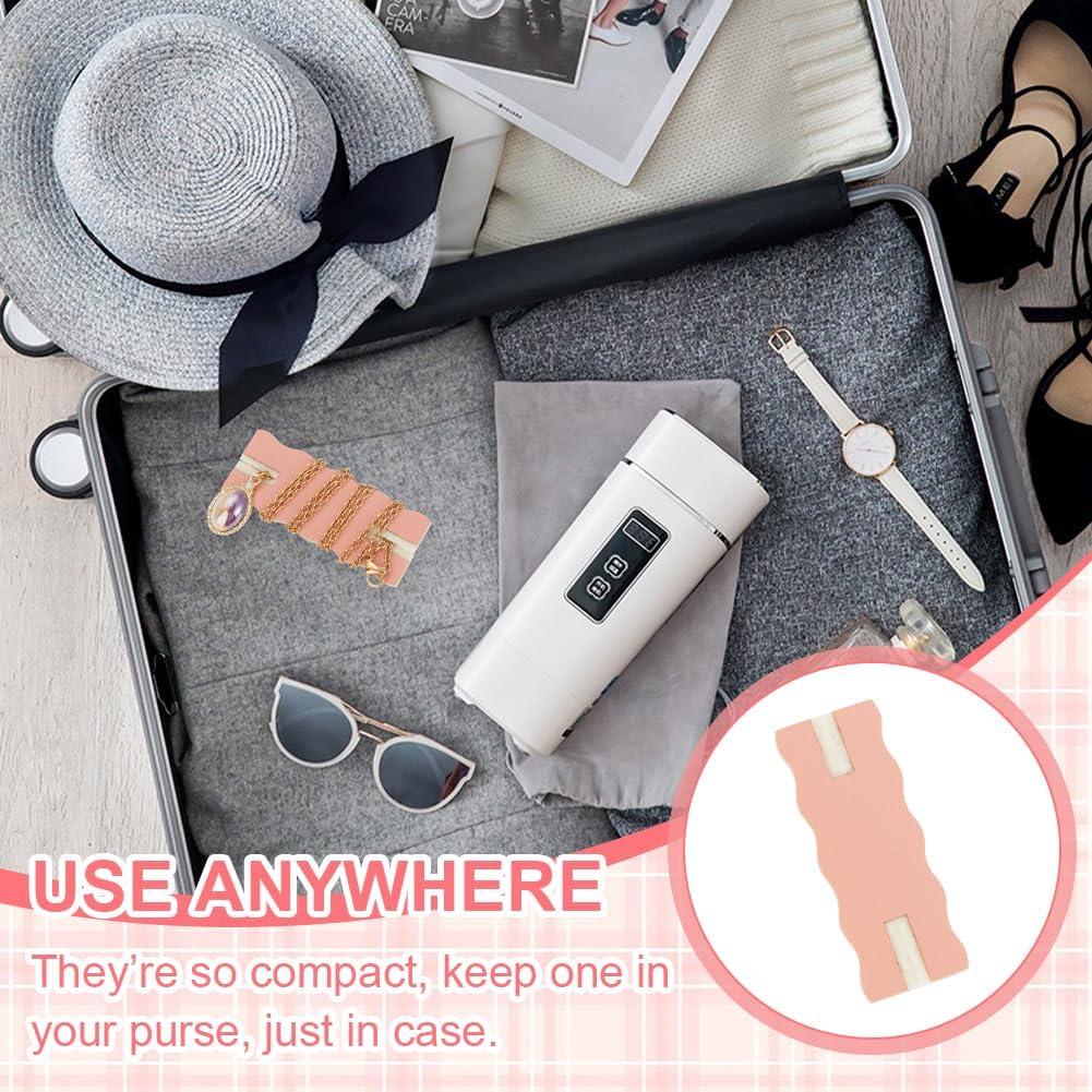 Organizador de Joyería OLYCRAFT 10 Tarjetas Sin Enredos 25x64mm