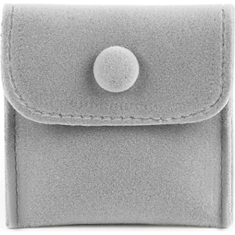 Paquete de 10 Bolsas de Almacenamiento de Joyas Hsiwto Gris