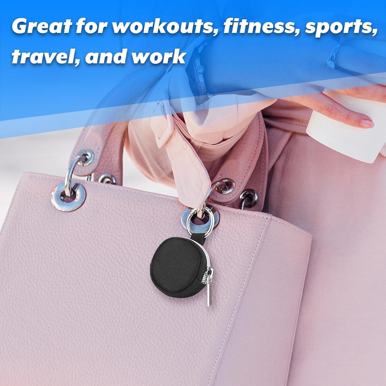 Estuche Organizador de Anillos Portátil Homakover Negro 12.7 cm