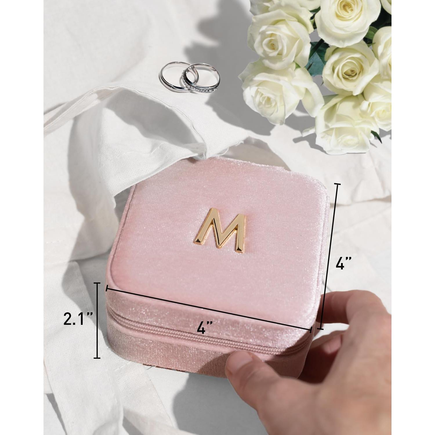 Organizador de Joyería de Viaje Vlando Rosa 10x10x5 cm