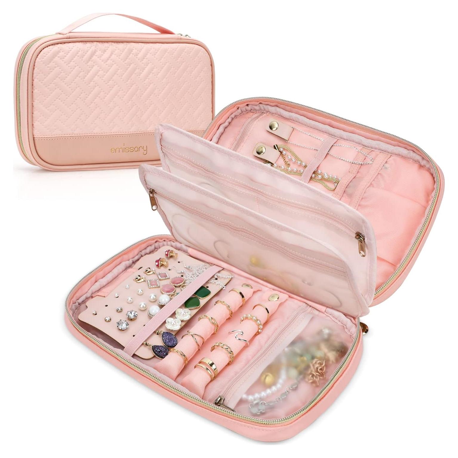 Estuche de Joyería Emissary Rosa Mediano Impermeable