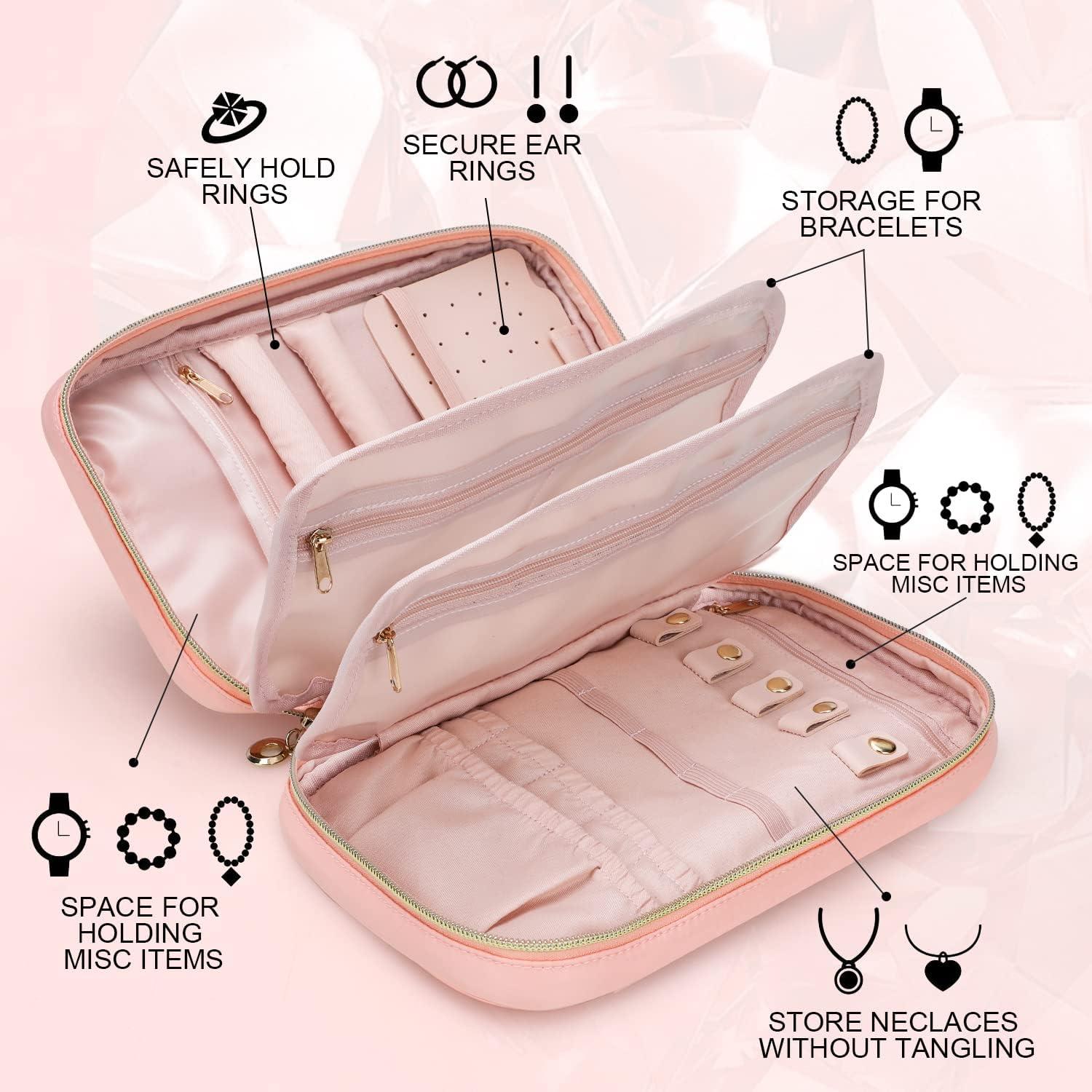 Estuche de Joyería Emissary Rosa Mediano Impermeable