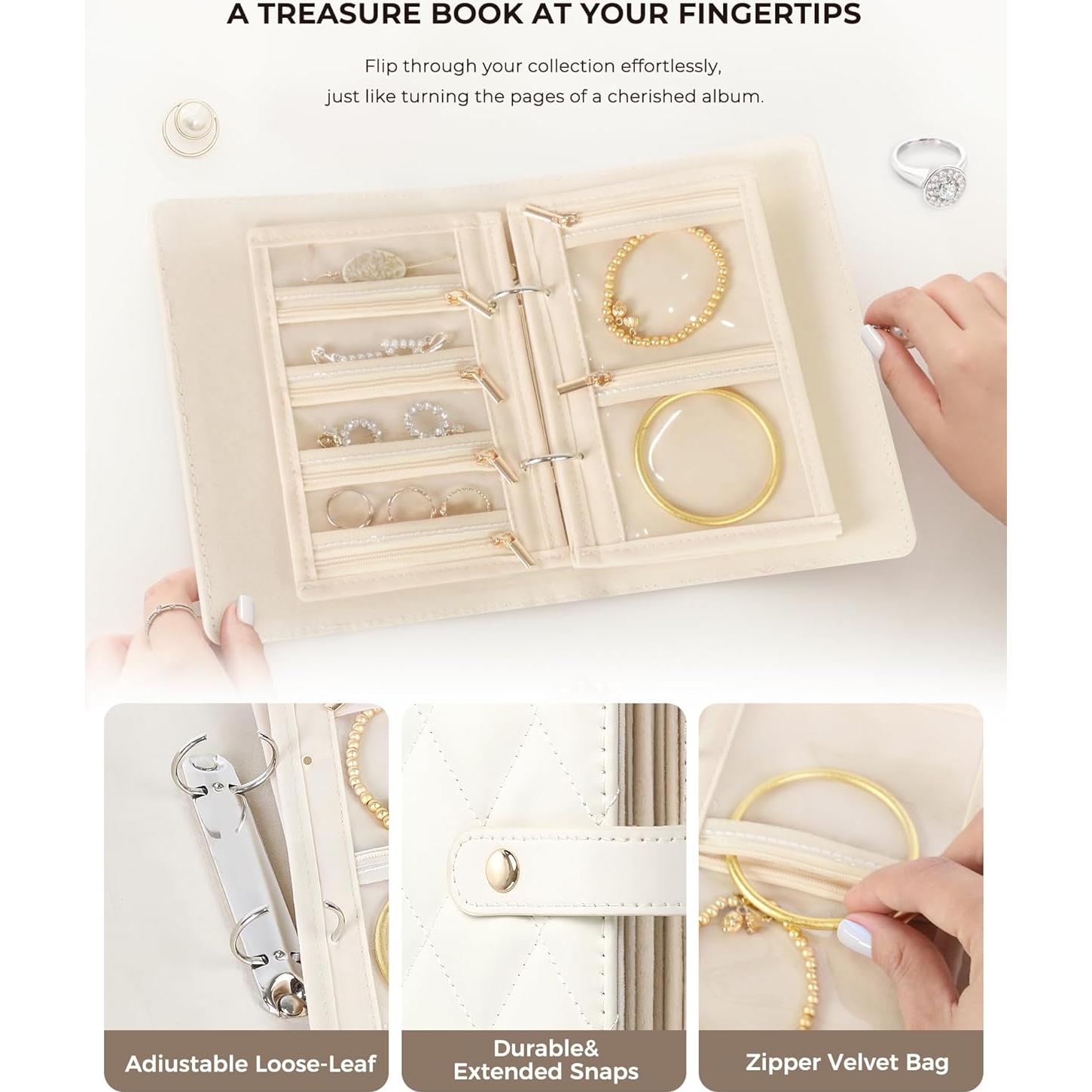 Organizador de Joyería HOMEHIVE Antioxidante Portátil Crema