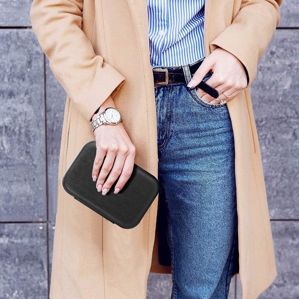 Caja de Joyería Pequeña FEISCON Doble Capa Portátil 16x11x5.5cm