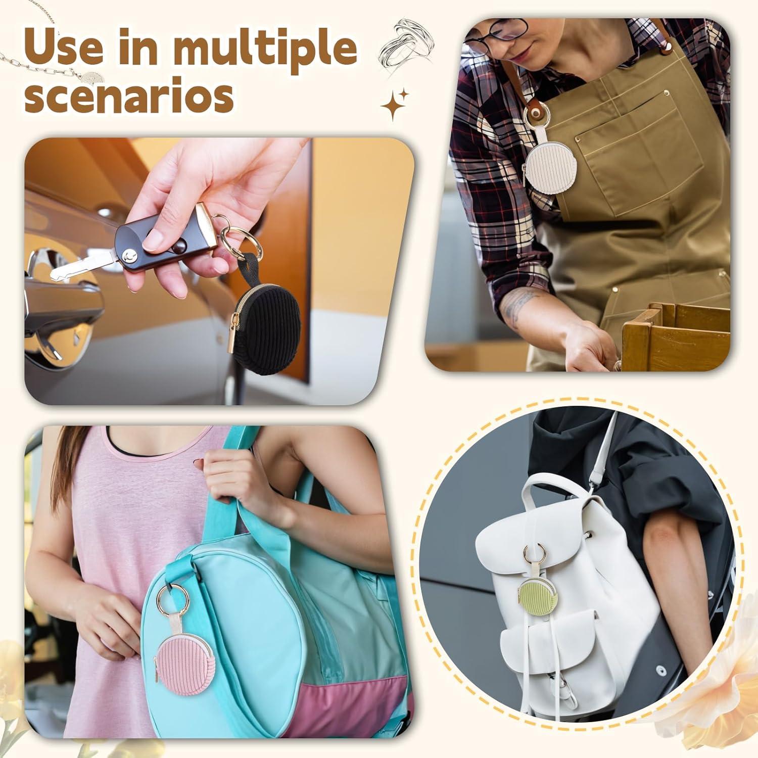 Estuche de Joyería Portátil Playexen Beige para Anillos y Aretes