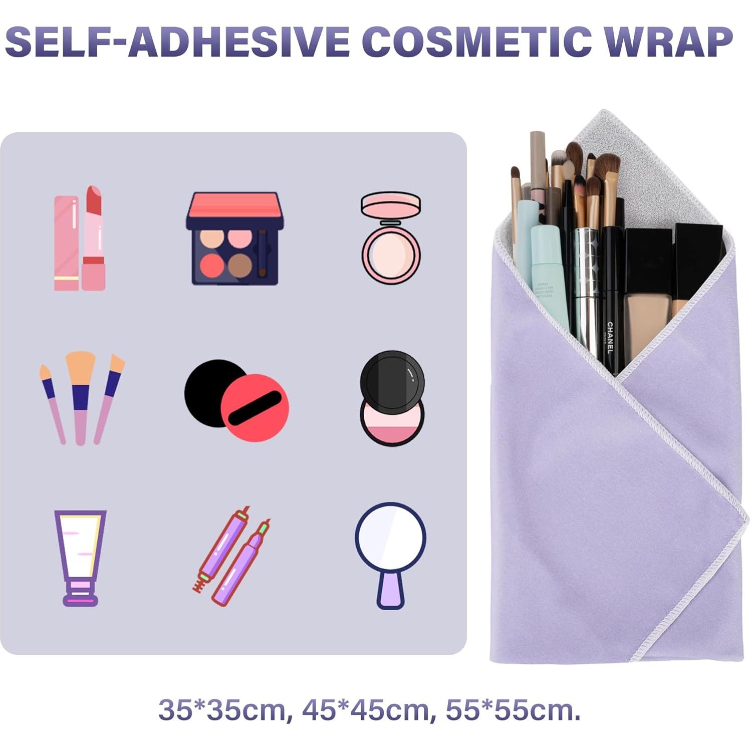 Bolsa de Maquillaje Autoadhesiva Walking Way 35x35cm Púrpura