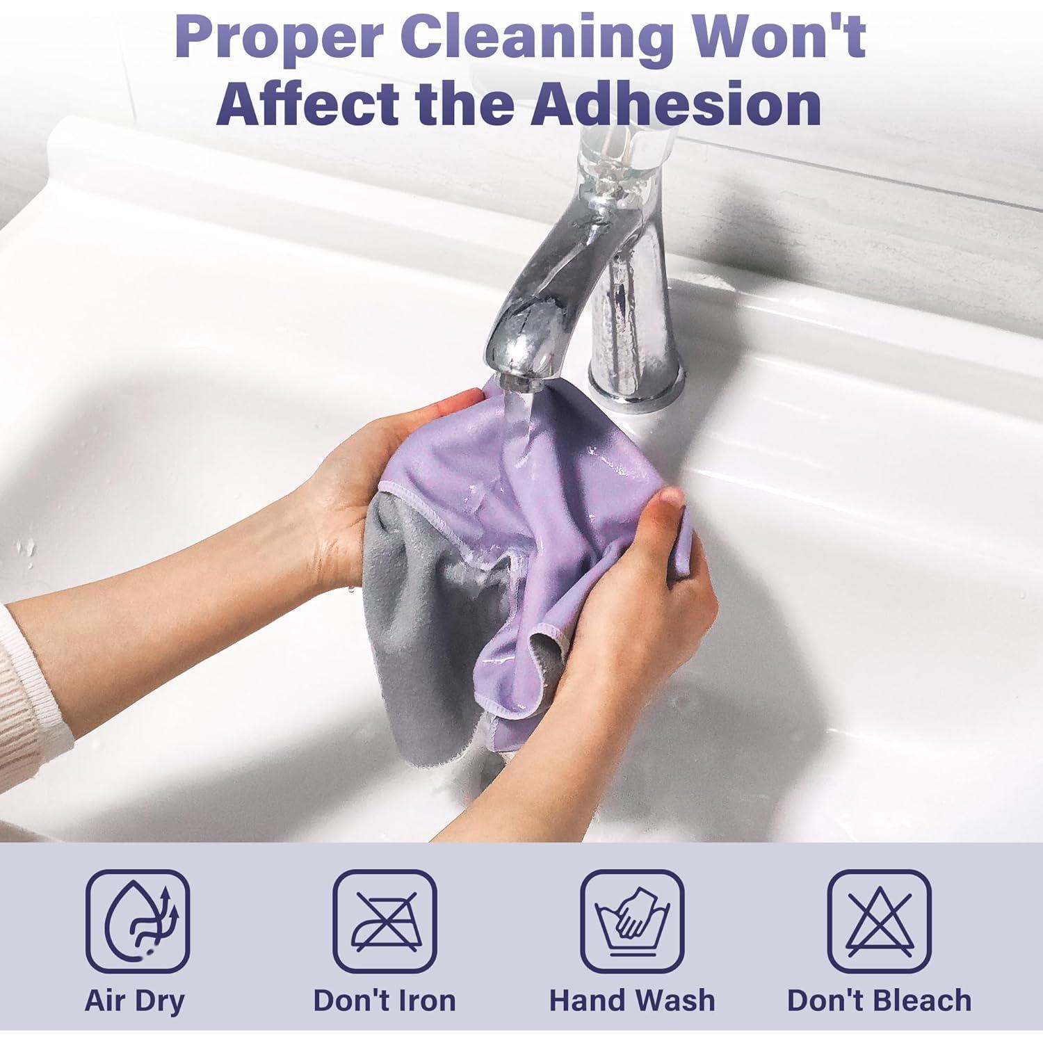 Bolsa de Maquillaje Autoadhesiva Walking Way 35x35cm Púrpura