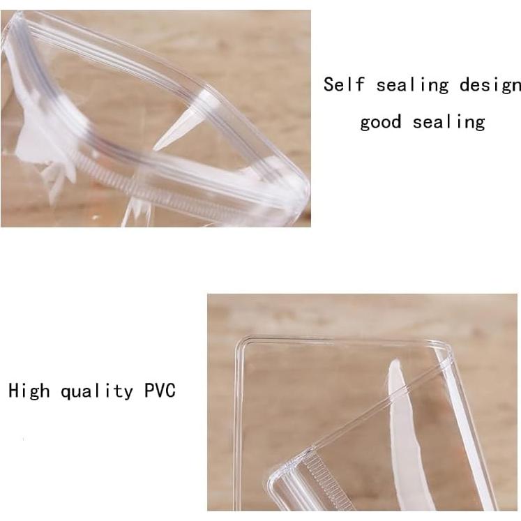 Organizador de Joyería Croshuki 30pcs 3 Tamaños PVC Transparente