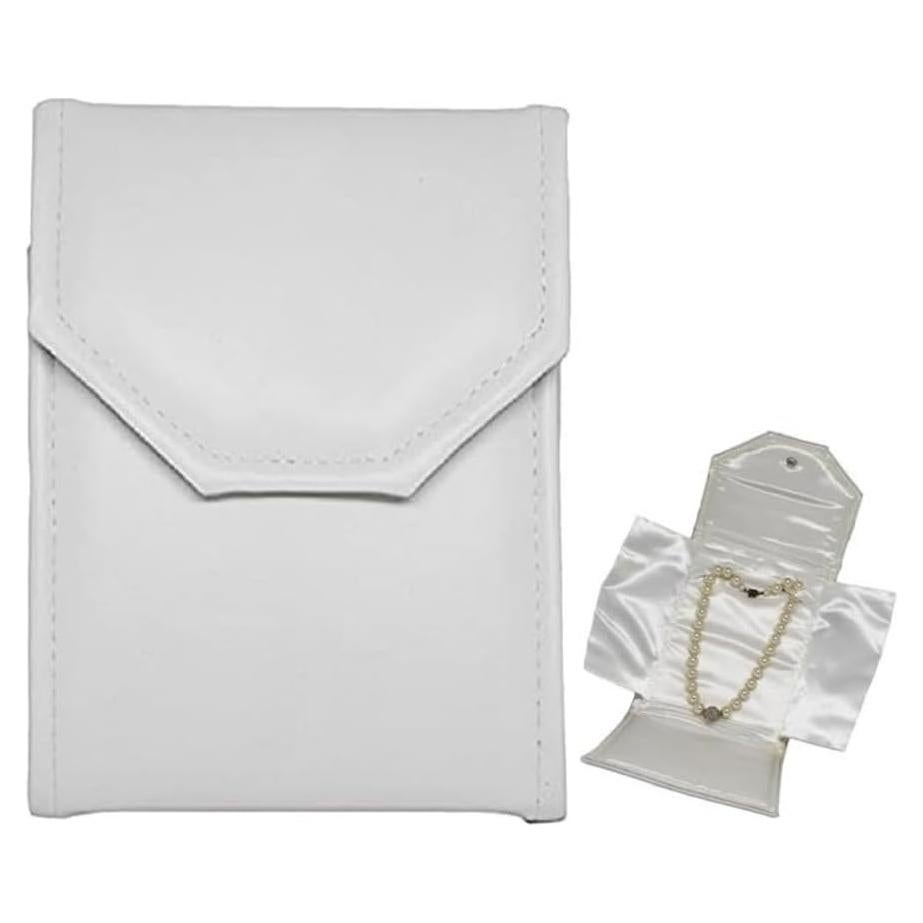 Funda de Joyería Novel Box Pequeña 17.78x12.7 cm Blanca