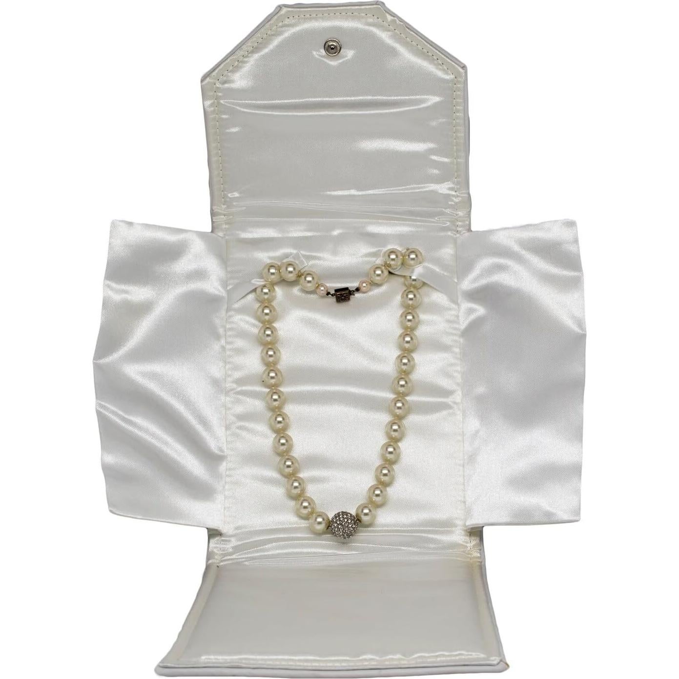 Funda de Joyería Novel Box Pequeña 17.78x12.7 cm Blanca