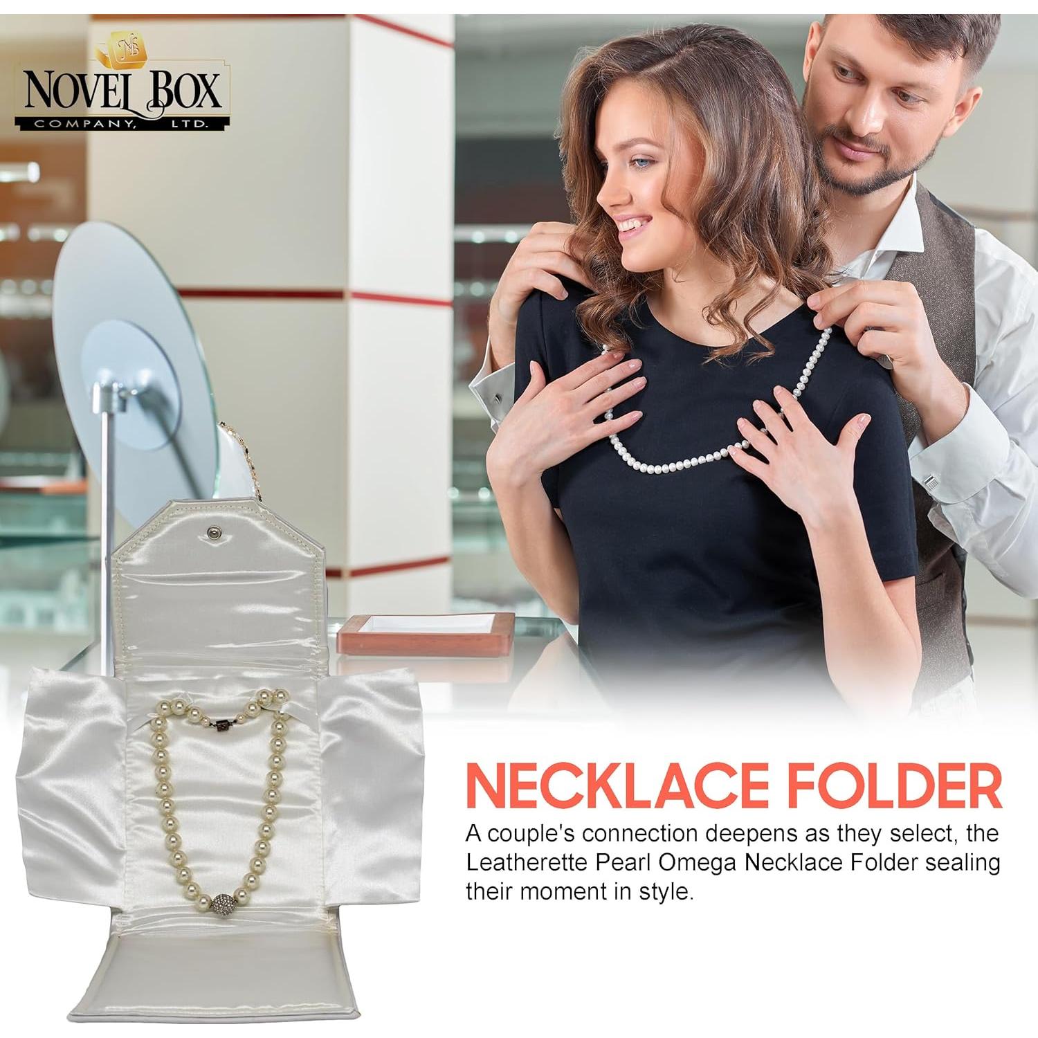 Funda de Joyería Novel Box Pequeña 17.78x12.7 cm Blanca