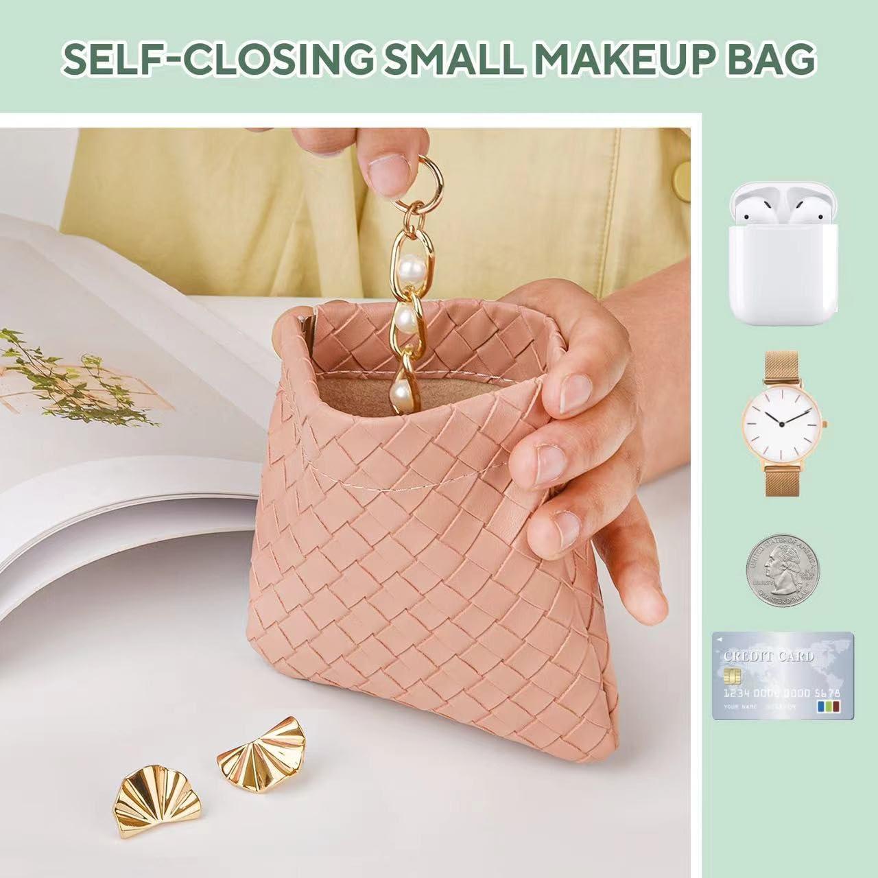 Estuche de Maquillaje Mini 4PCS Cuero Impermeable Multicolor