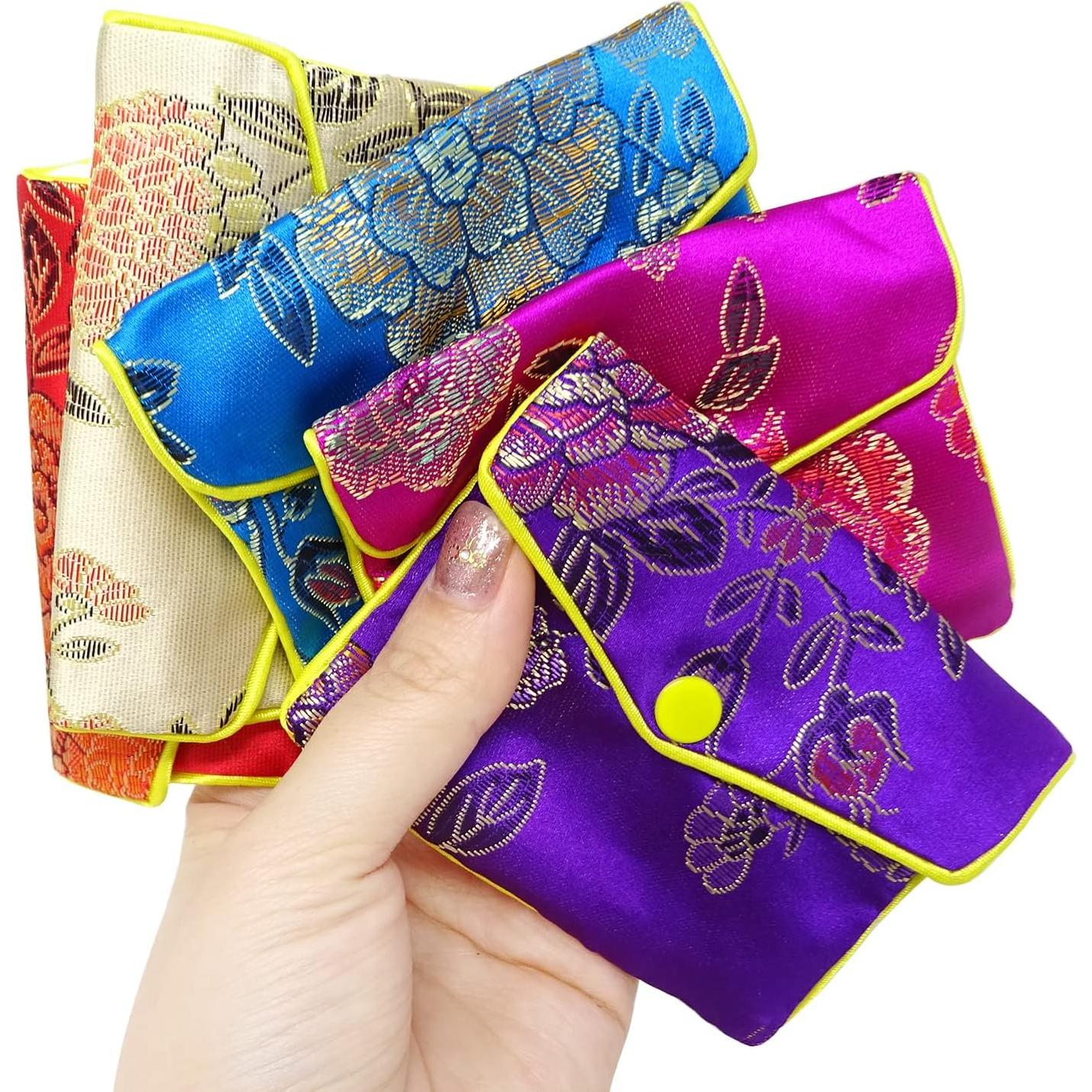 Bolsa de Seda para Joyería Honbay 12PCS Brocade Bordada M