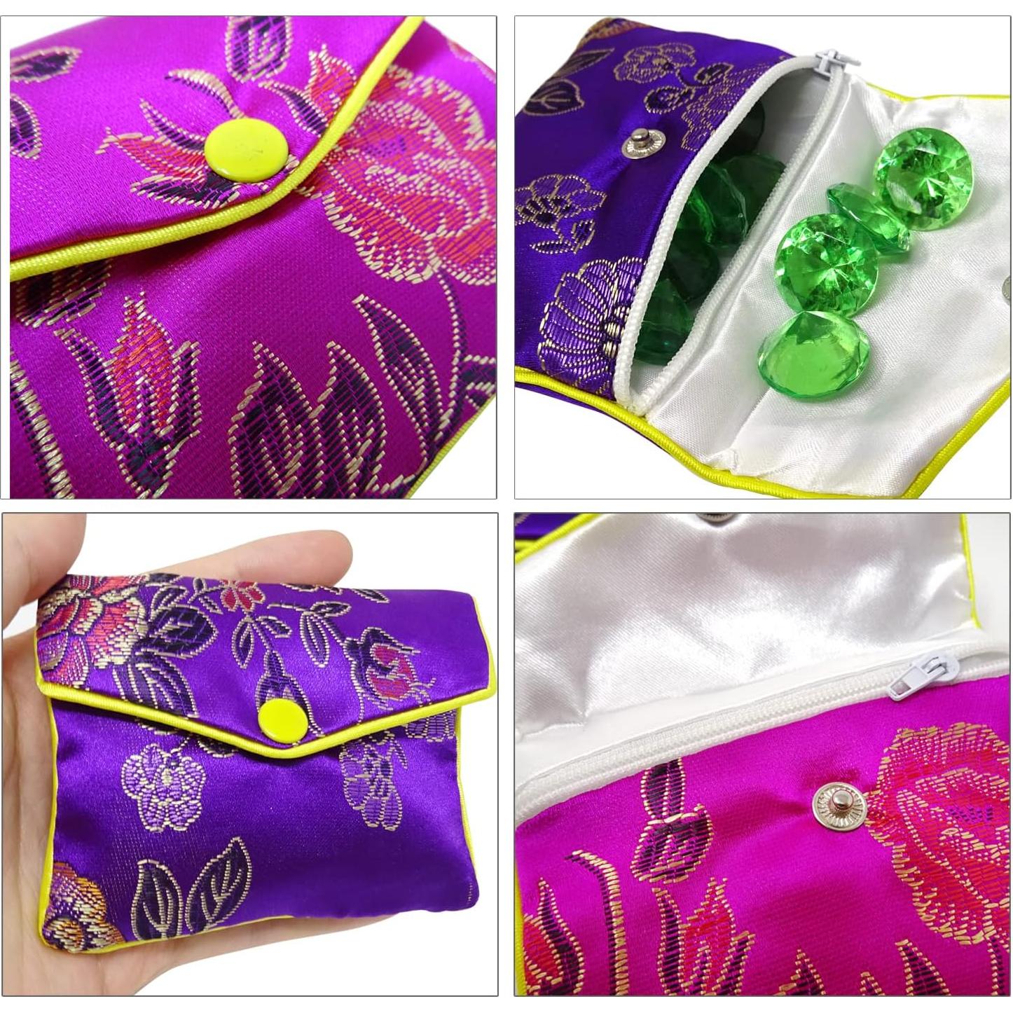 Bolsa de Seda para Joyería Honbay 12PCS Brocade Bordada M