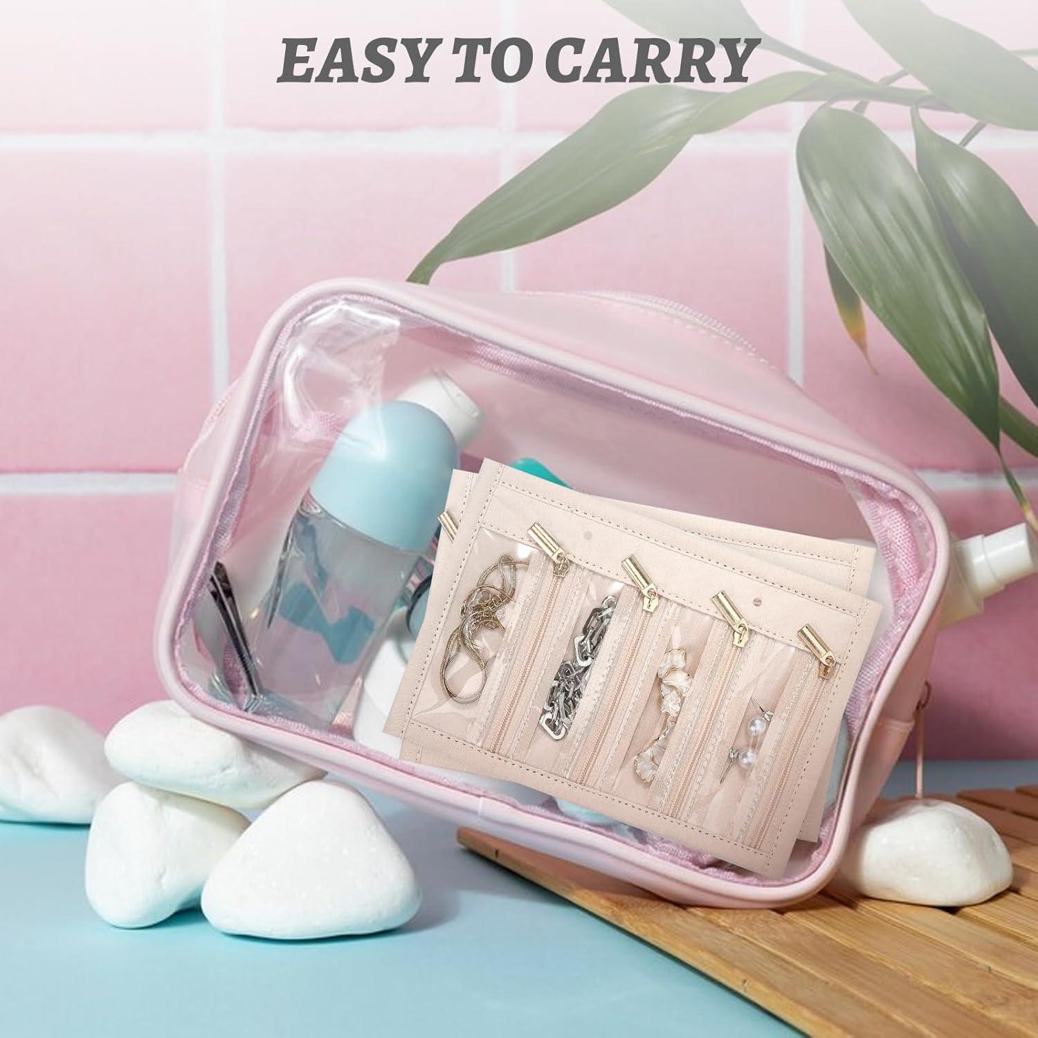 Organizador de Joyería de Viaje Mowouhn 5 Piezas Terciopelo