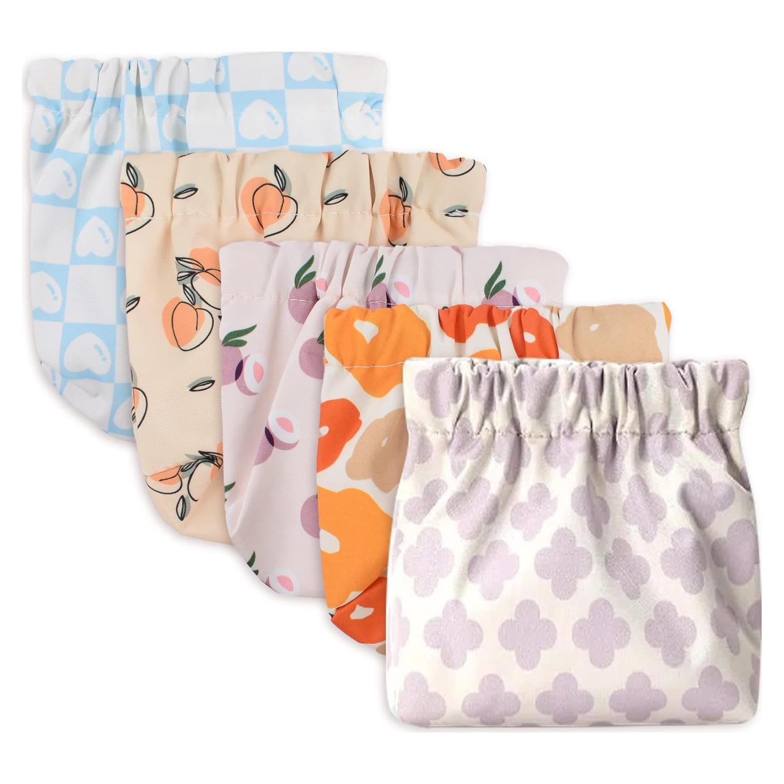 Bolsa de Maquillaje Pequeña Redvigh 5PCS Impermeable 13x5cm