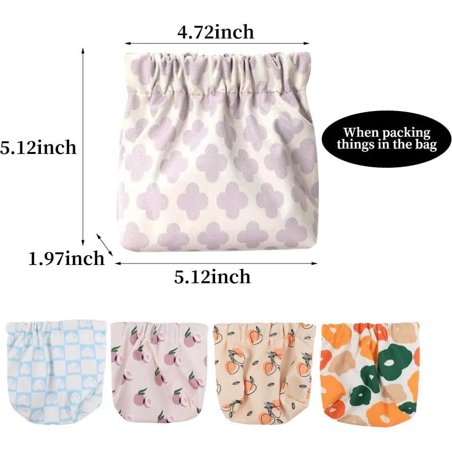 Bolsa de Maquillaje Pequeña Redvigh 5PCS Impermeable 13x5cm