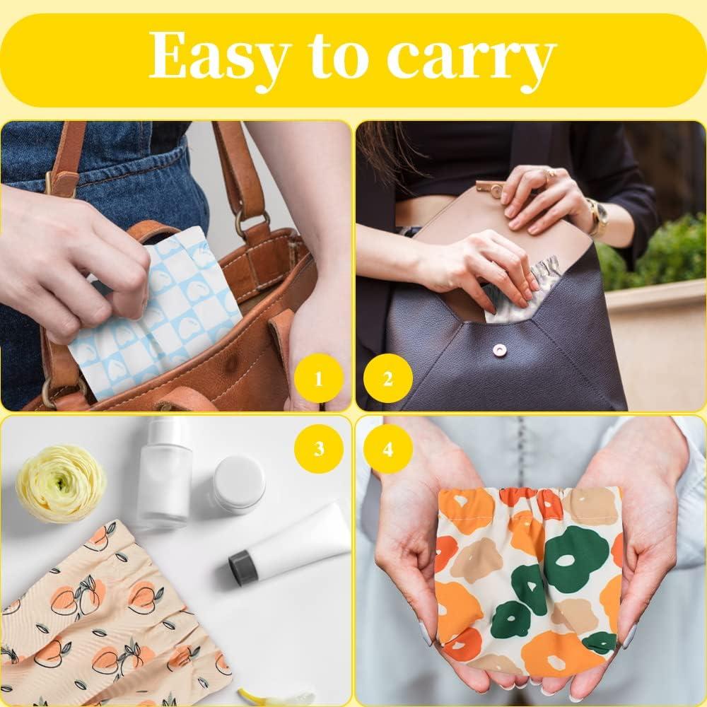 Bolsa de Maquillaje Pequeña Redvigh 5PCS Impermeable 13x5cm