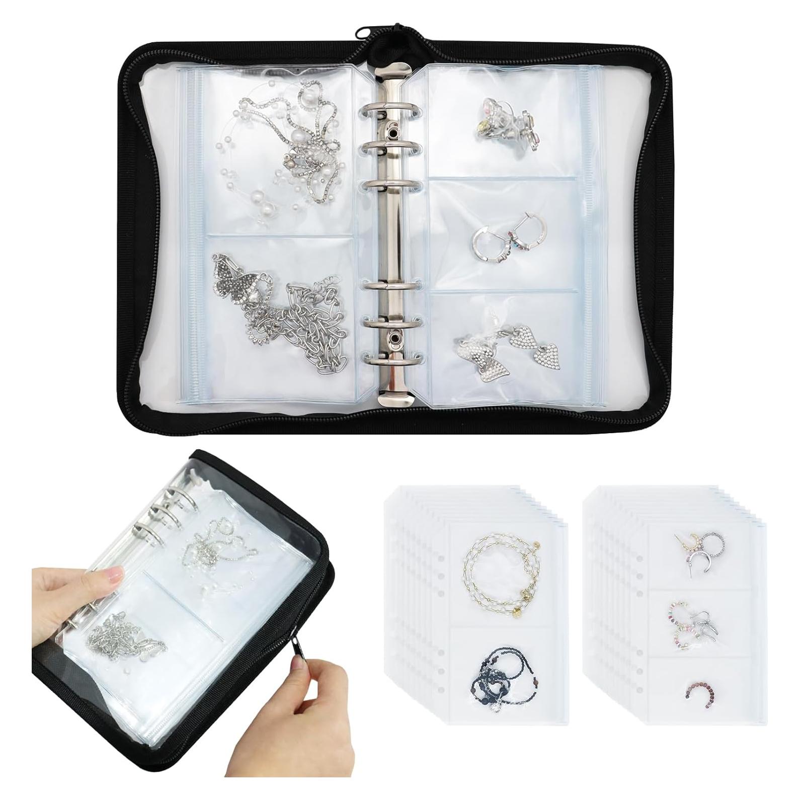 Organizador de Joyería de Viaje Frutain con 20 Bolsillos