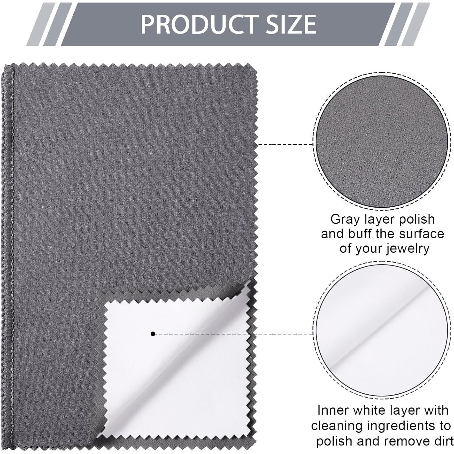 Paños de Pulido de Joyería Breling 20 Pcs 15x20 cm