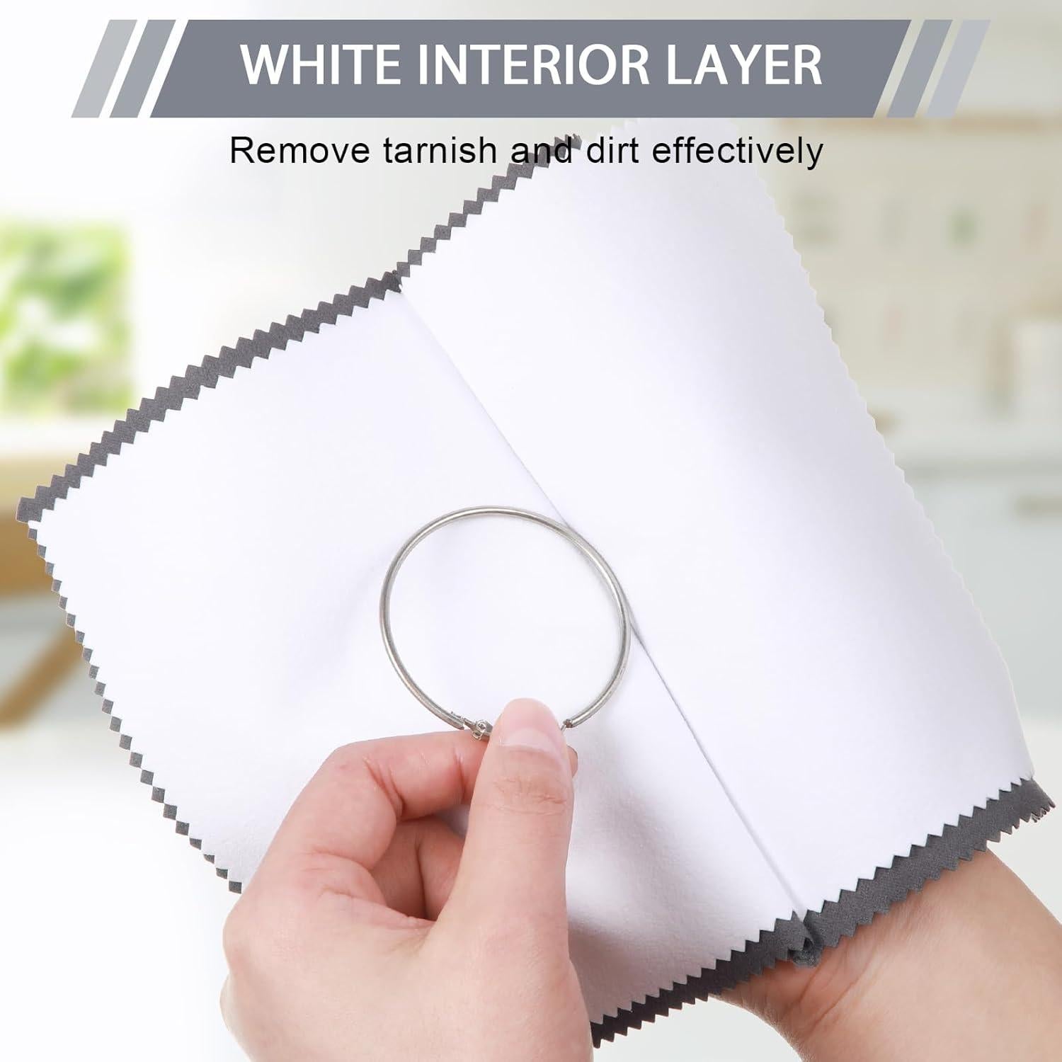 Paños de Pulido de Joyería Breling 20 Pcs 15x20 cm