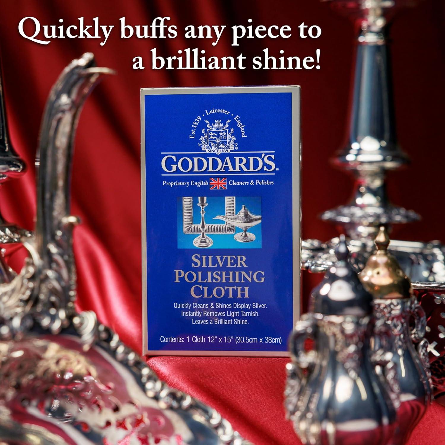 Paño de Pulido de Plata Goddard - 1 Unidad, Antideslustre