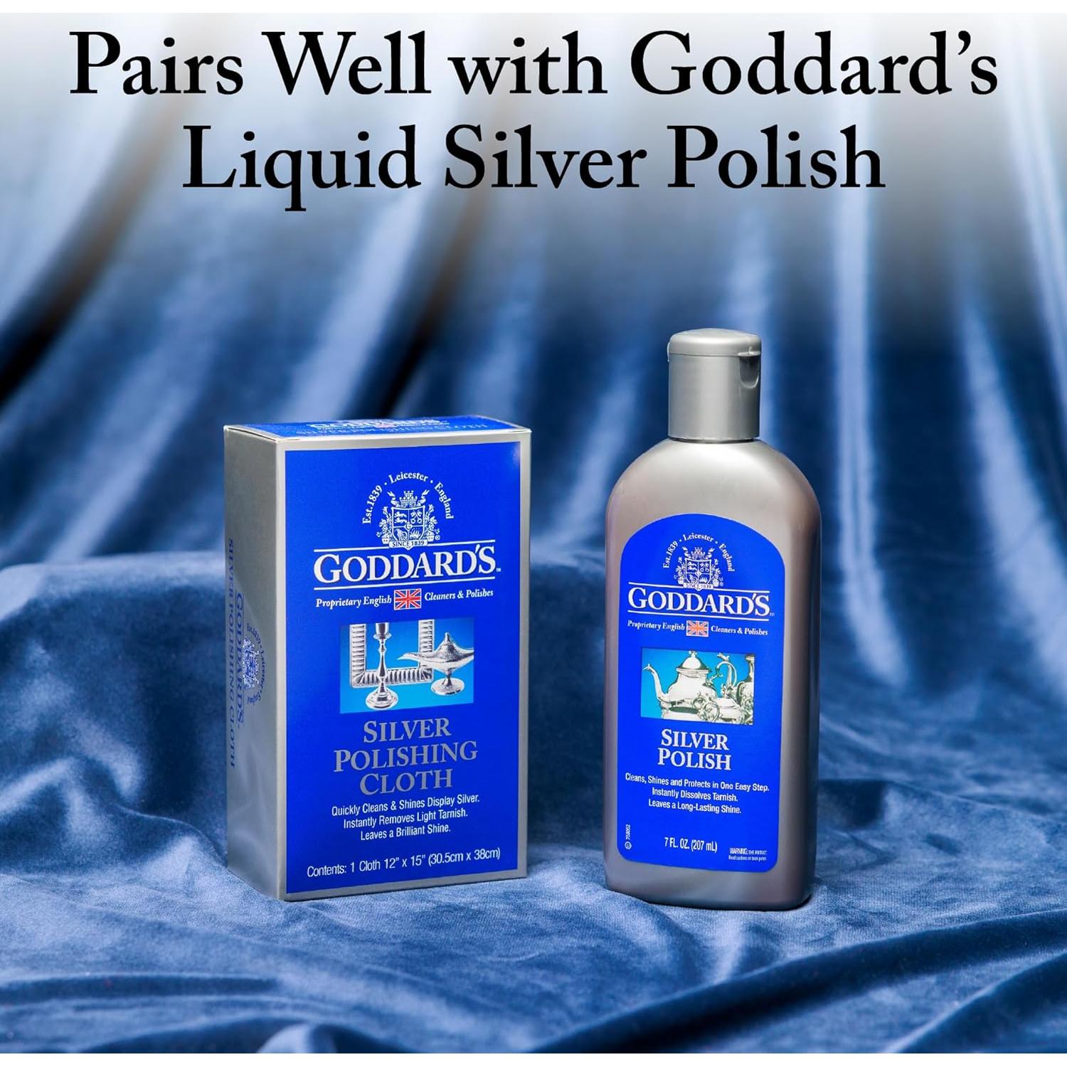 Paño de Pulido de Plata Goddard - 1 Unidad, Antideslustre