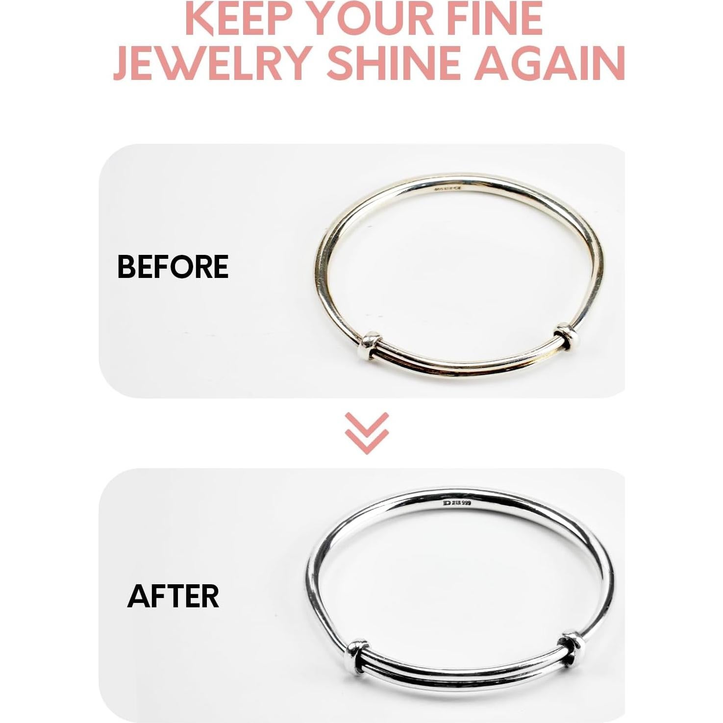 Paños de limpieza de joyería PLJ - 60 unidades microfibra rosa